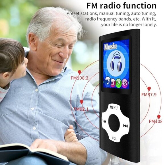 MYMAHDI Slim 1.8" LCD Mp3 Player Black New In box - Picture 3 of 4